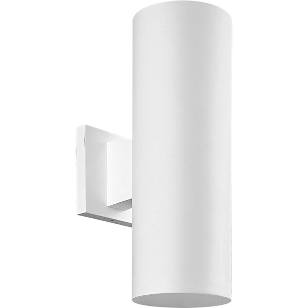 Progress Lighting 5" Non-Metallic Wall Mount Up/ Down Cylinder P5713-30 - main